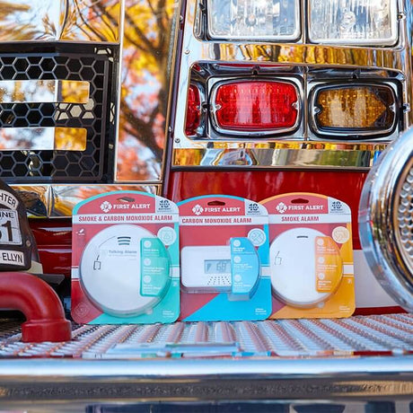 carbon monoxide and smoke alarms