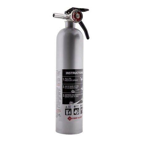 SkuImg;DHOME1;FE1A10GR_Dhome1_Front_900x900px.jpg;Pewter Fire Extinguisher front view