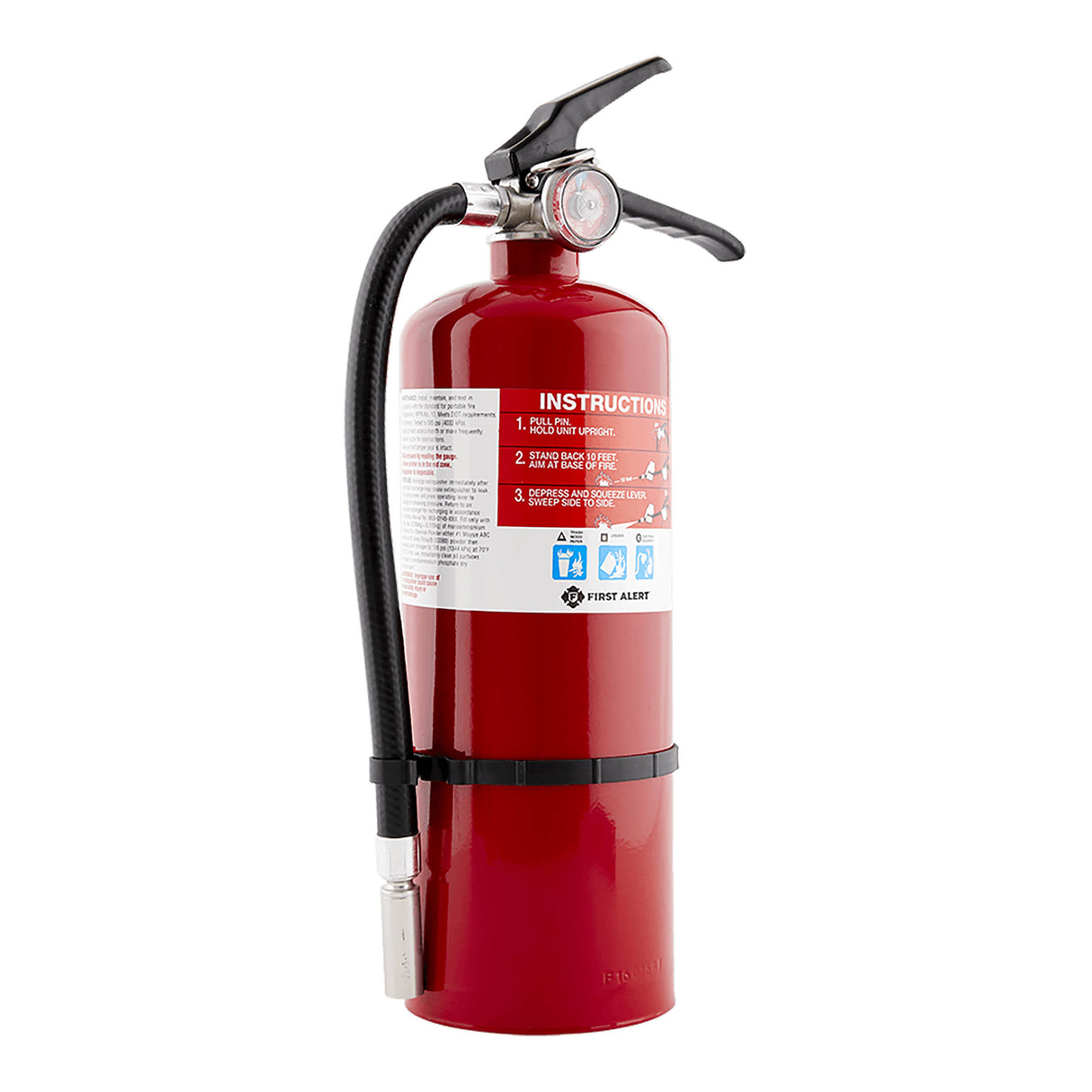 Red Fire Extinguisher at an angle