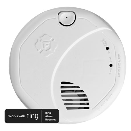 SkuImg;1048325;SMCO410_c1-6.jpg;Z-WAVE Plus Smart Smoke & CO Alarm works with Ring - In Packaging