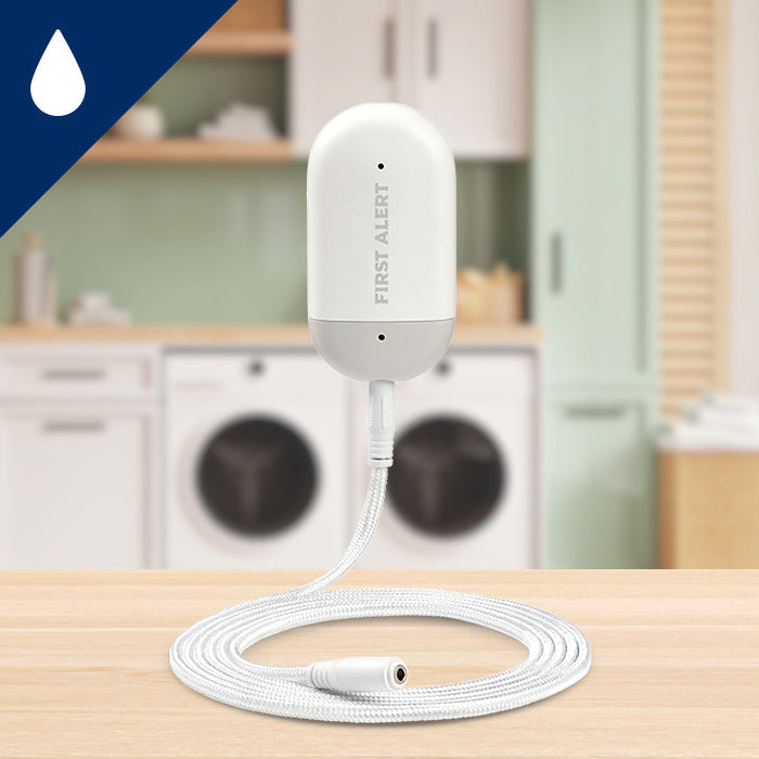 First alert emergency device on a wood table top